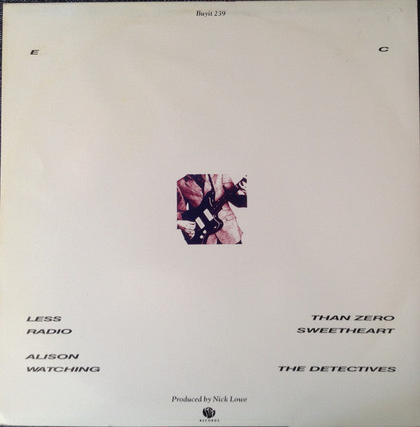 Release: Less Than Zero-Vinyl-UK-1985-Buyit 239, BUYIT 239-1983477