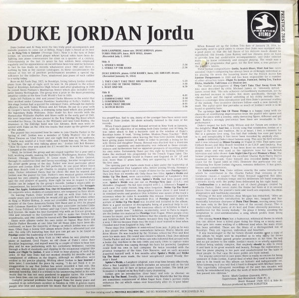 Release: Jordu-Vinyl-US-1971-PR 7849, PRST 7849-4035098