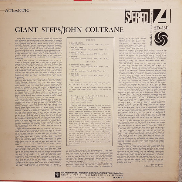 Release: Giant Steps-Vinyl-Japan-1971-P-6003A-9398312