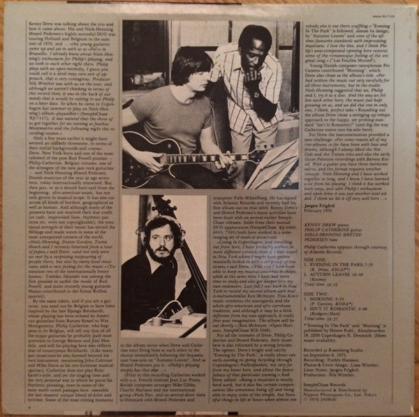 Master Release: Morning by The Kenny Drew Trio