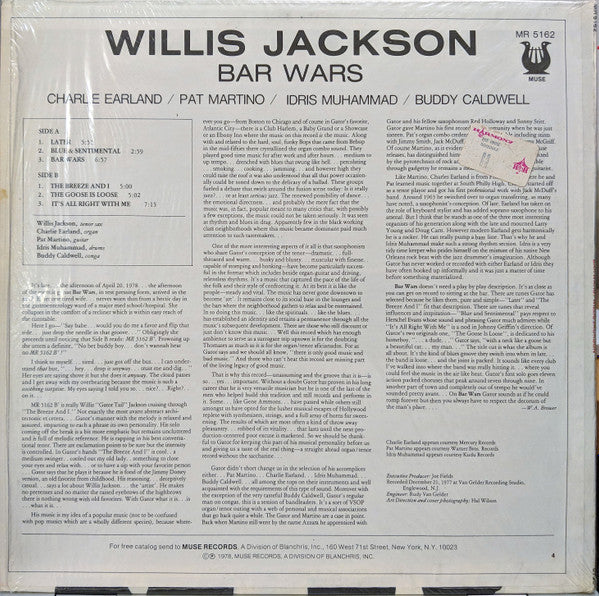 Master Release: Bar Wars by Willis Jackson