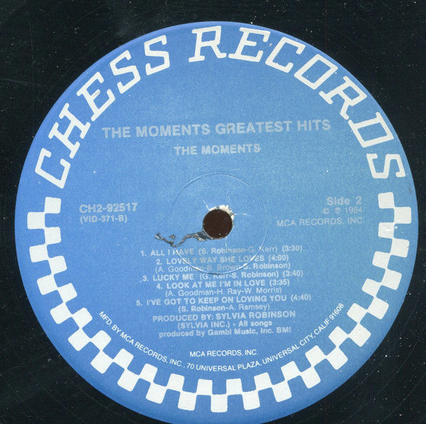 The Moments Greatest Hits