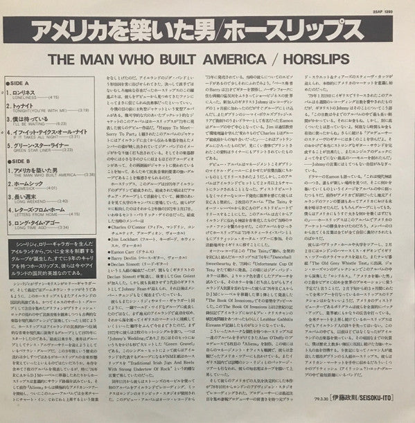 Release: The Man Who Built America-Vinyl-Japan-1979-25AP 1393-9667260
