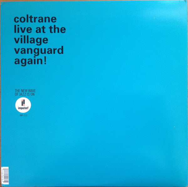 Release: Live At The Village Vanguard Again!-Vinyl-US-1997-IMP-213-8127143