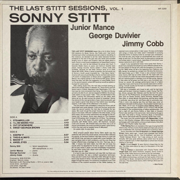 Release: The Last Stitt Sessions, Vol. 1-Vinyl-US-1983-MR 5269-2562050
