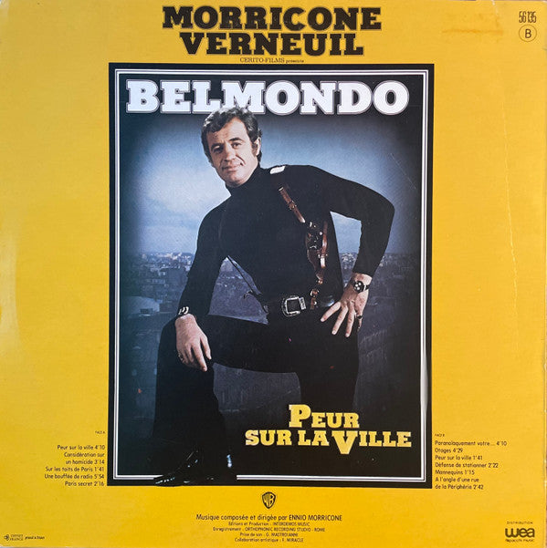Master Release: Peur Sur La Ville (Bande Originale Du Film) by Ennio Morricone
