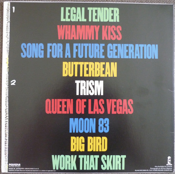 Release: Whammy!-Vinyl-Japan-1983-25S-166-5145604