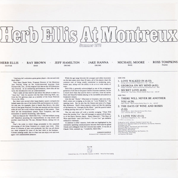 Release: At Montreux Summer 1979-Vinyl-US-1980-CJ-116-3849934