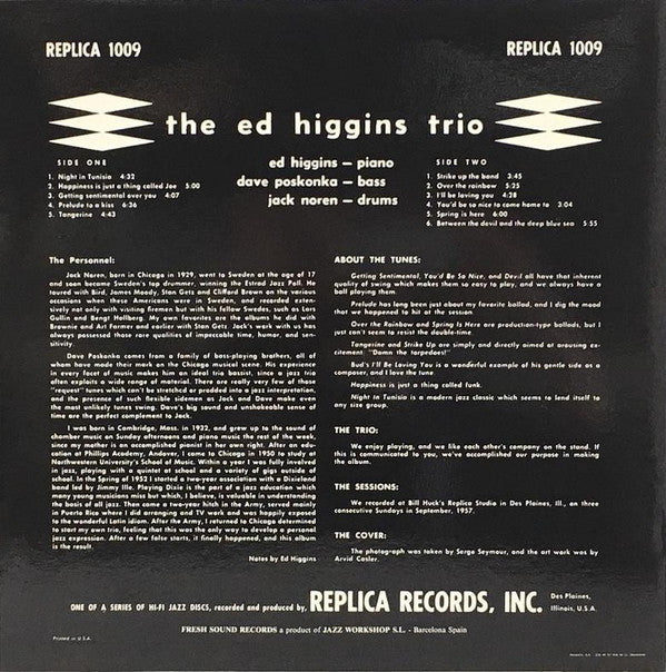Release: The Ed Higgins Trio-Vinyl-Spain-1990-FSR-718, REPLICA 1009-8667811