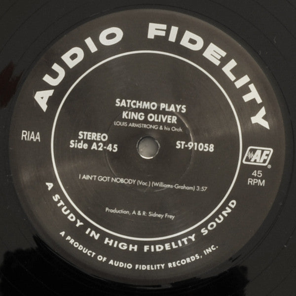 Satchmo Plays King Oliver