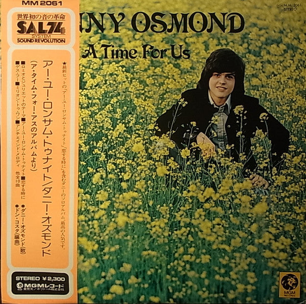 Master Release: A Time For Us by Donny Osmond