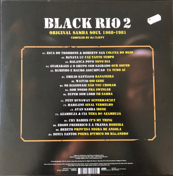 Master Release: Black Rio 2 (Original Samba Soul 1968-1981) by Various