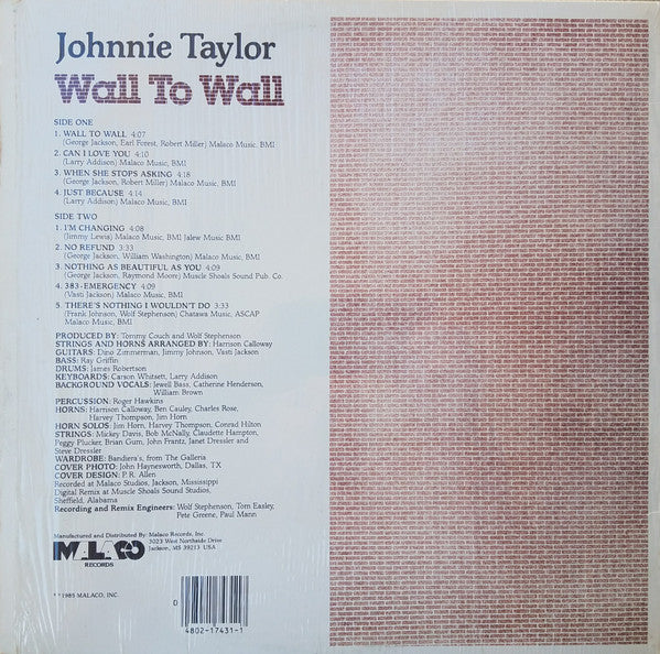 Master Release: Wall To Wall by Johnnie Taylor