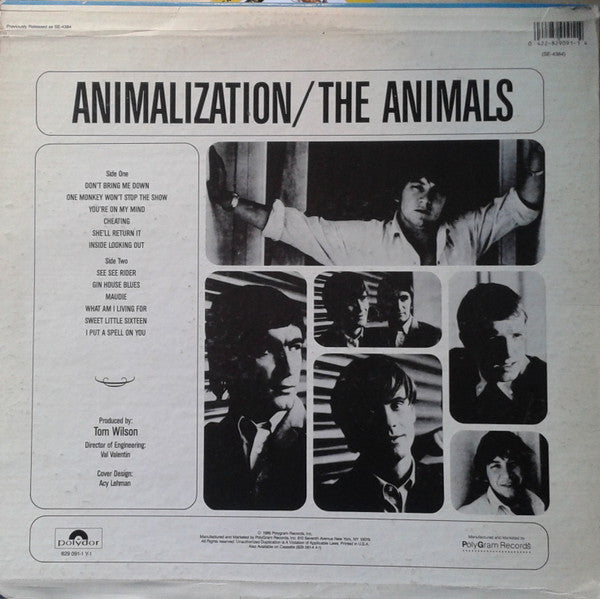 Release: Animalization-Vinyl-US-1986-829 091-1 Y-1, 422-829 091-1 Y-1-2330041