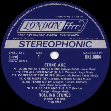 Release: Stone Age-Vinyl-Japan-1971-SKL 5084-7696141