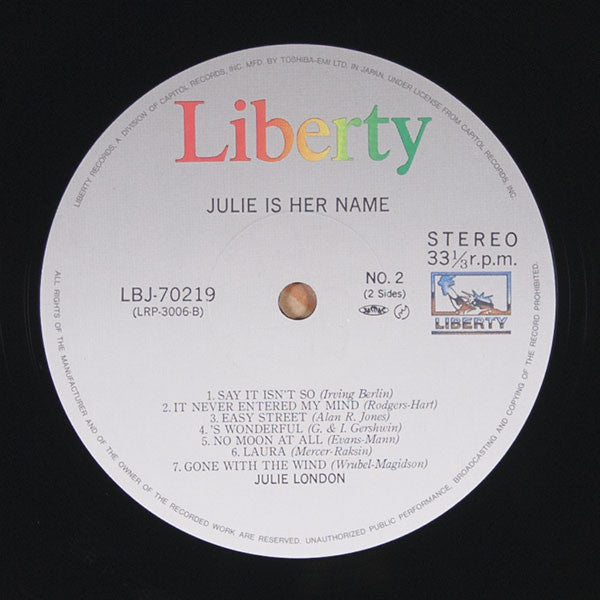 Julie Is Her Name = 彼女の名はジュリー