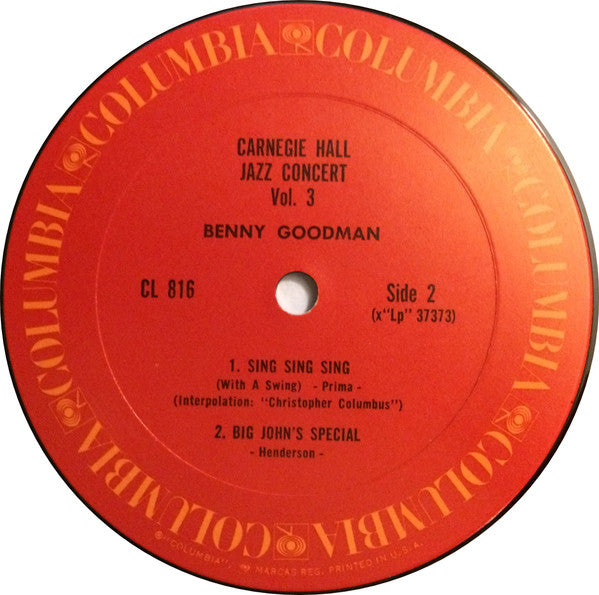 The Famous 1938 Carnegie Hall Jazz Concert Vol.3