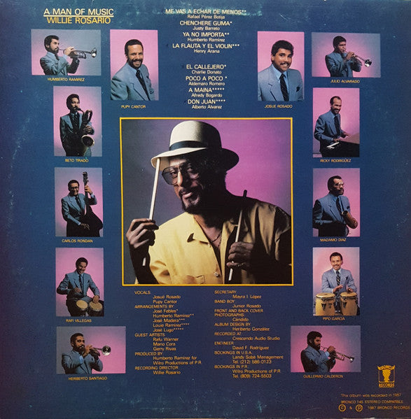 Master Release: A Man Of Music by Willie Rosario