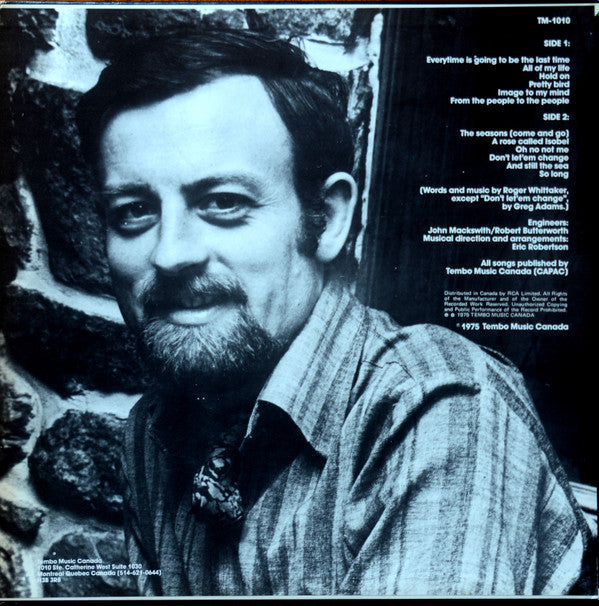 Master Release: All Of My Life by Roger Whittaker