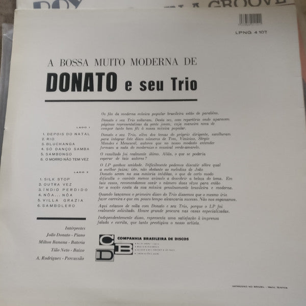 Release: A Bossa Muito Moderna De Donato E Seu Trio-Vinyl-UK-1993-LPNG 4 107-5542635