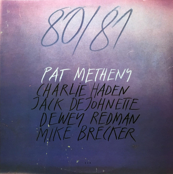 Release: 80/81-Vinyl-US-1980-ECM-2-1180-1814531