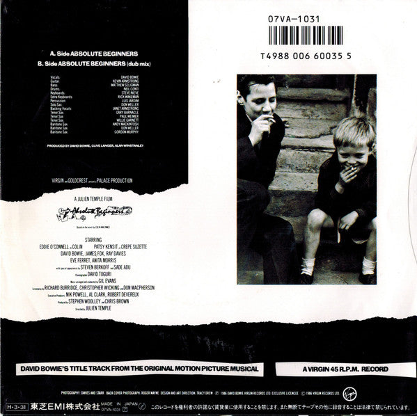 Release: Absolute Beginners-Vinyl-Japan-1986-07VA-1031-3488006
