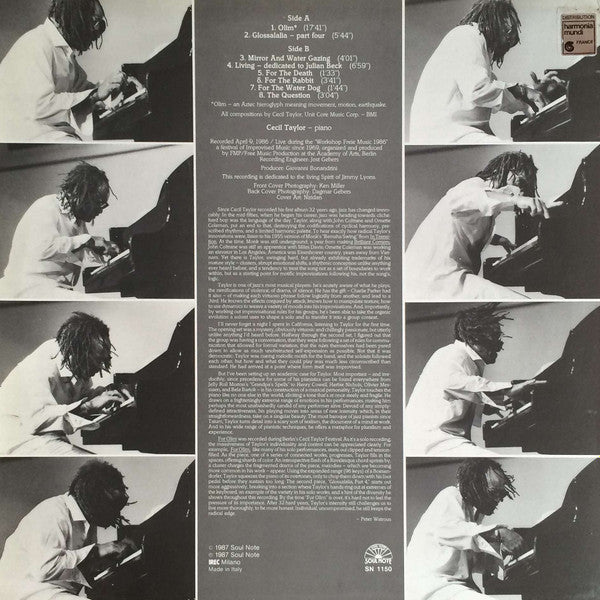 Release: For Olim-Vinyl-Italy-1987-SN 1150-1209463