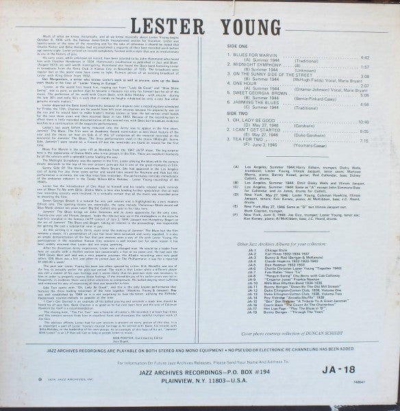 Jammin With Lester