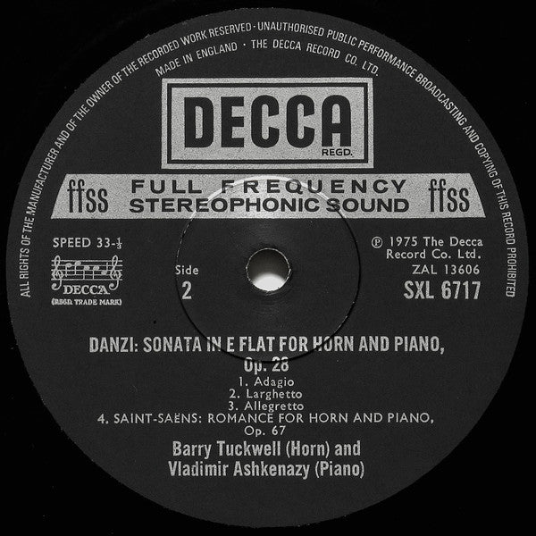 Music For Horn And Piano