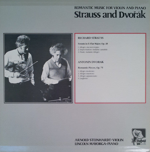 Master Release: Romantic Music For Violin And Piano - Strauss And Dvorak by Richard Strauss