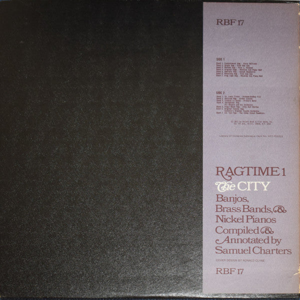 Ragtime 1: The City