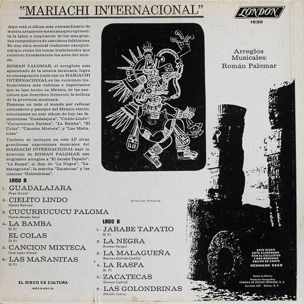 Master Release: Mariachi Internacional by Mariachi De Roman Palomar
