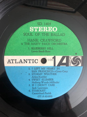 Master Release: Soul Of The Ballad by Hank Crawford