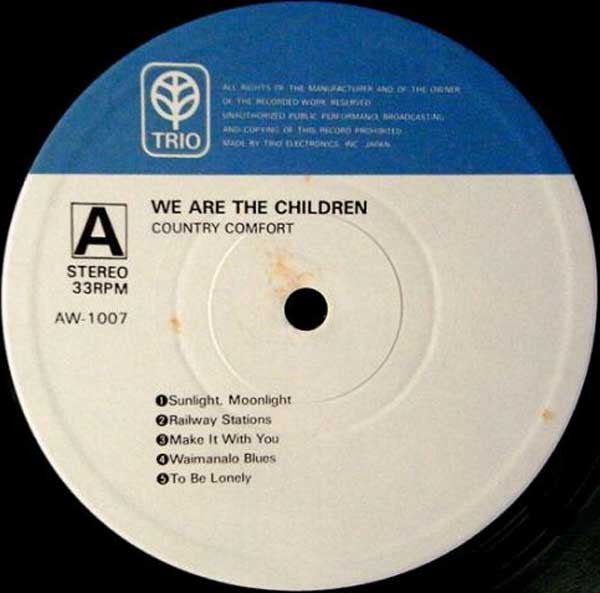 Master Release: We Are The Children by Country Comfort