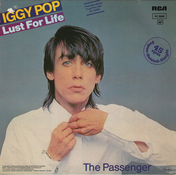 Release: Lust For Life / The Passenger-Vinyl-Germany-1982-PC 9888-1093913