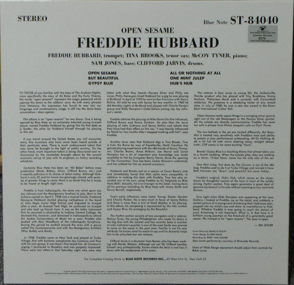 Release: Open Sesame-Vinyl-US-2009-MMBST-84040, BST 84040-2530681