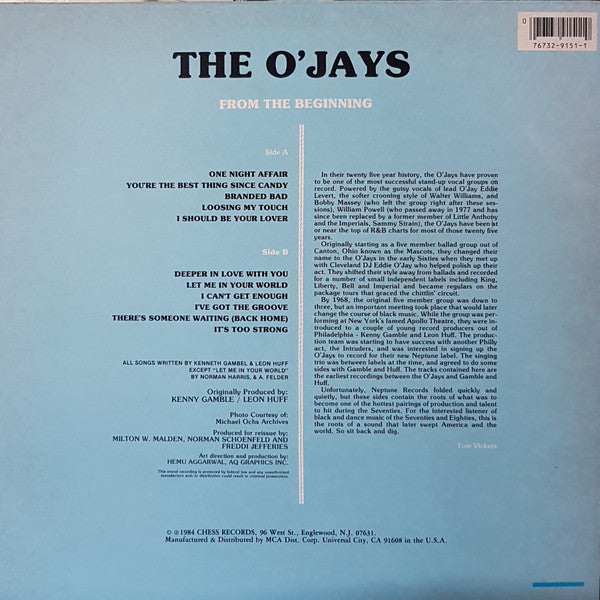 Master Release: From The Beginning by The O'Jays
