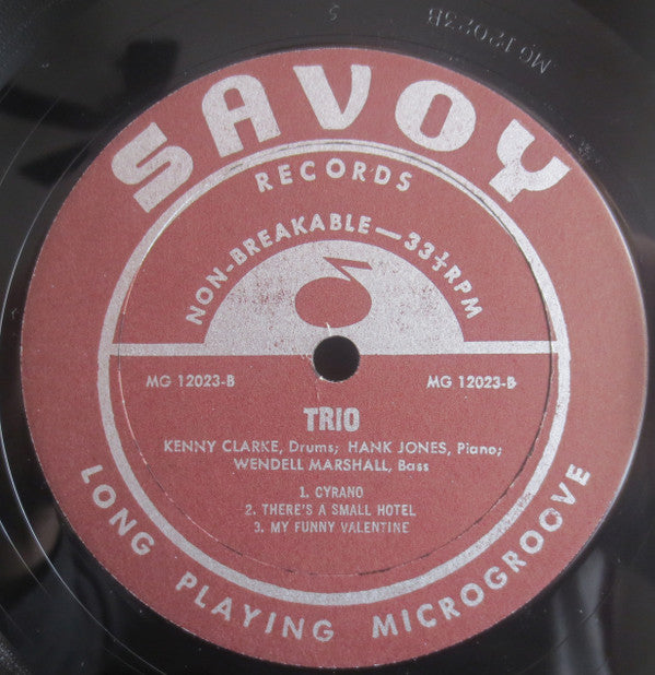 The Jazz Trio Of Hank Jones