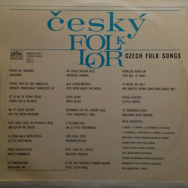 Master Release: Český Folklór by Various
