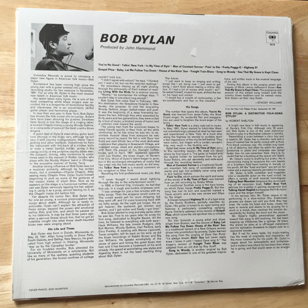 Release: Bob Dylan-Vinyl-Canada-None-PC 8579-7545497