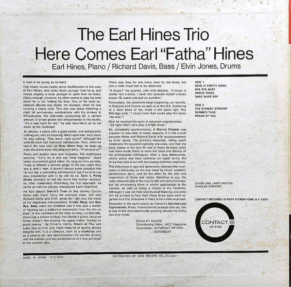 Here Comes Earl "Fatha" Hines