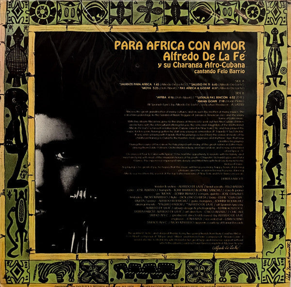 Release: Para Africa Con Amor-Vinyl-US-1979-LS-13, LS 13-2421061