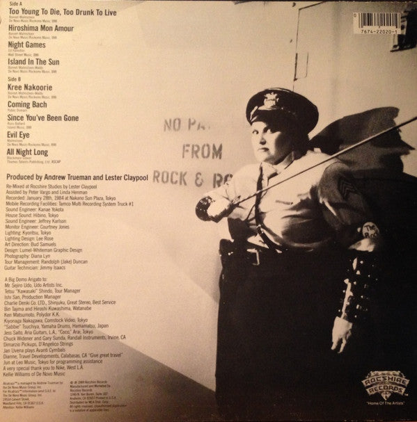 Release: Live Sentence (No Parole From Rock 'n' Roll)-Vinyl-US-1984-XR22020-2642465