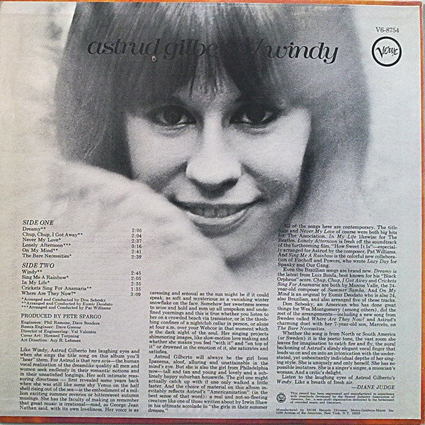 Master Release: Windy by Astrud Gilberto