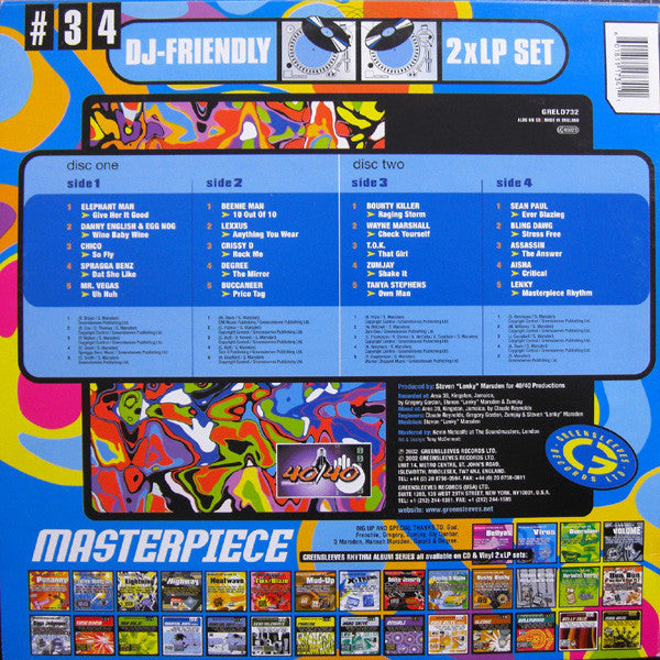Release: Masterpiece-Vinyl-UK-2002-GRELD 734-1241660