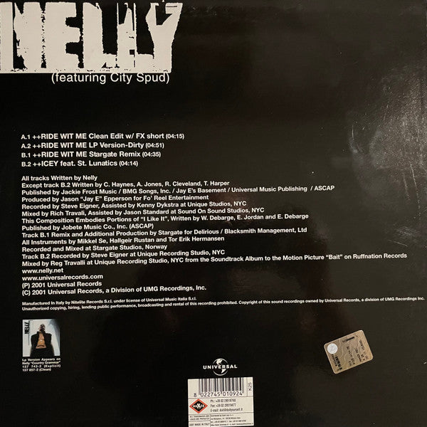 Master Release: ++Ride Wit Me by Nelly