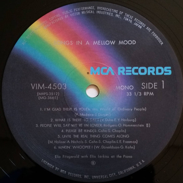 Ella - Songs In A Mellow Mood