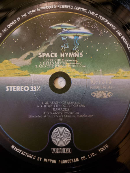Release: Space Hymns-Vinyl-Japan-1977-RJ-7315-4952464