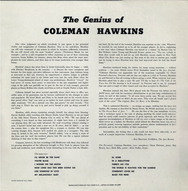 The Genius Of Coleman Hawkins
