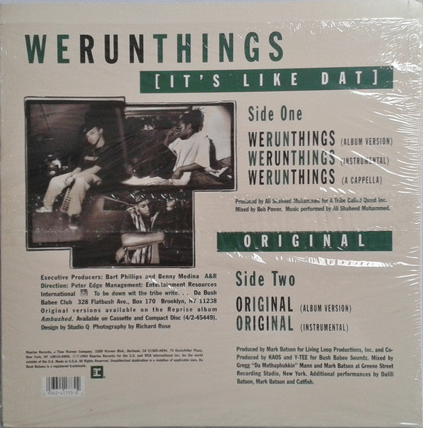 Release: We Run Things (It's Like Dat) / Original-Vinyl-US-2005-9 41773-0, 0-41773-9895747